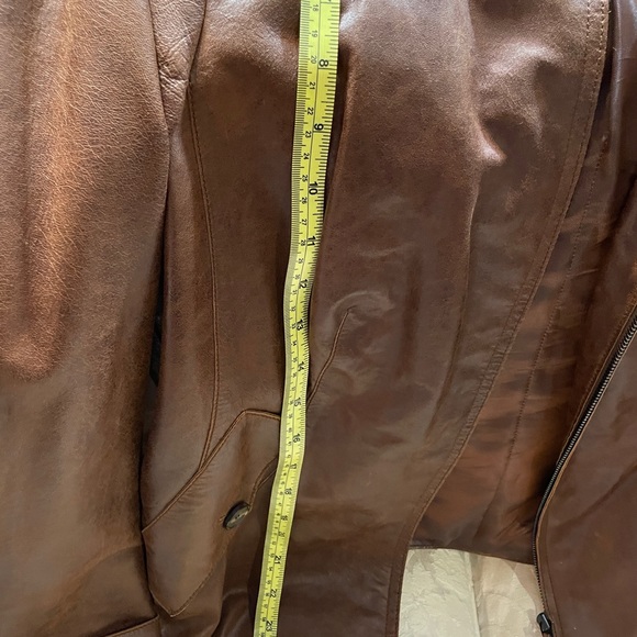 Akris Lambs leather Brown Jacket US 12 - Picture 11 of 13